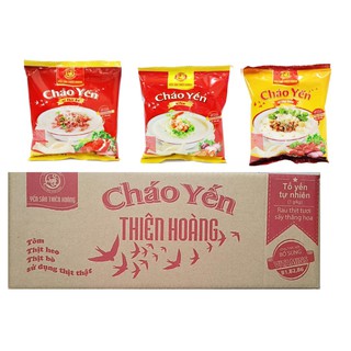Thùng 30 gói cháo yến Thiên Hoàng