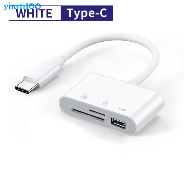 Đầu Đọc Thẻ Nhớ Đa Năng Yinrti100 Type c OTG / SD / TF