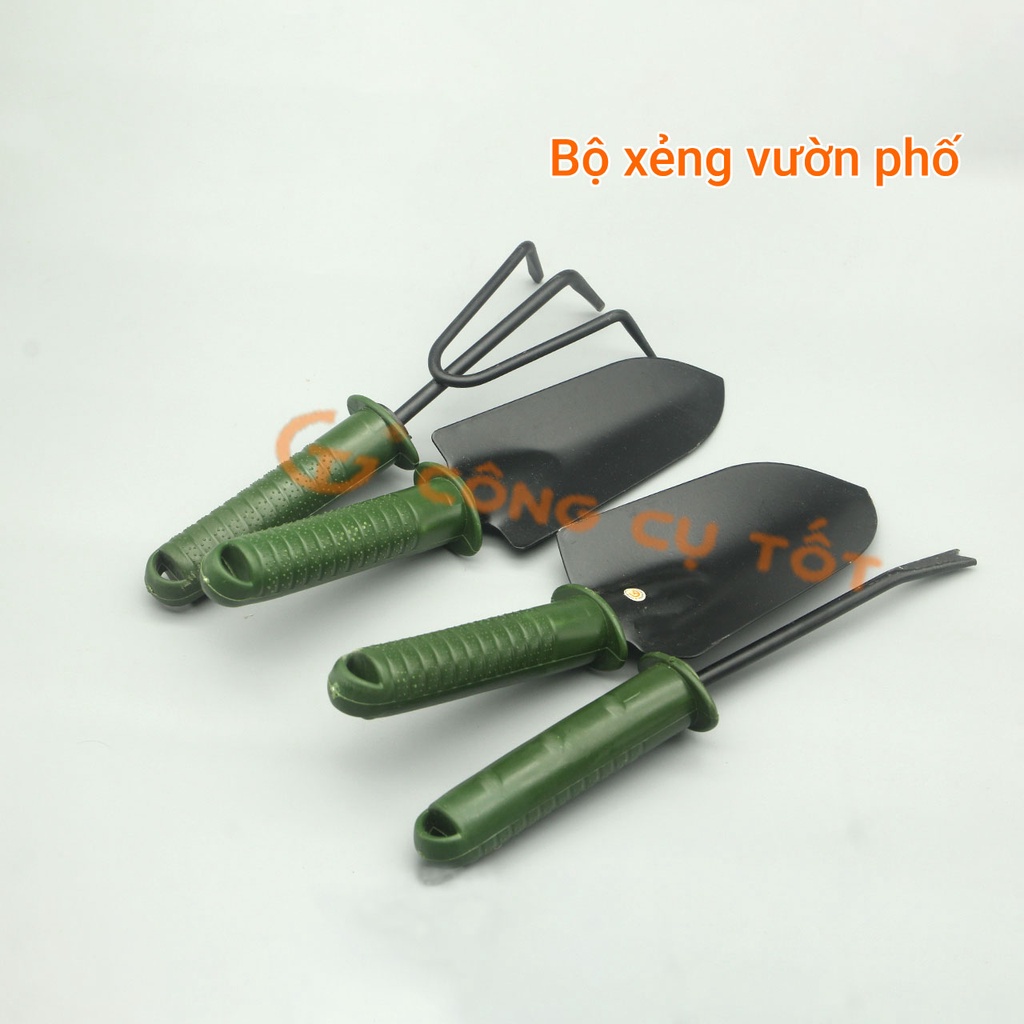 Bộ xẻng trồng cây 4 chi tiết vườn phố