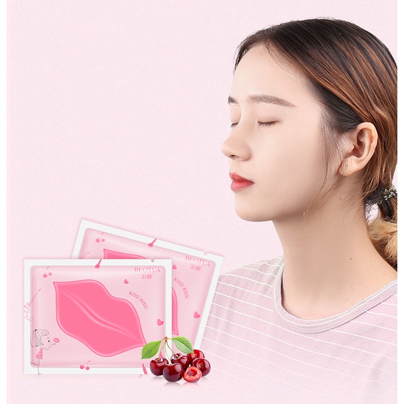 [Hàng mới về] Mặt nạ môi Beotua dưỡng ẩm tẩy tế bào chết làm mờ nếp nhăn trên môi