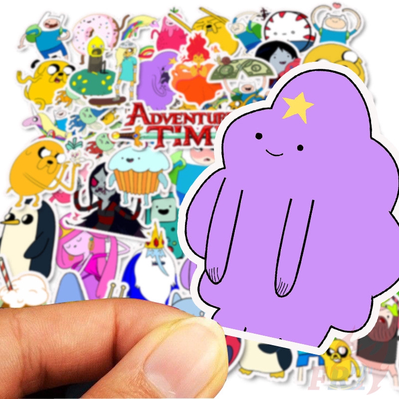 ❉ Adventure Time with Finn and Jake - Series 02 Stickers ❉ 50Pcs/Set Mixed Luggage Laptop Skateboard Doodle Stickers