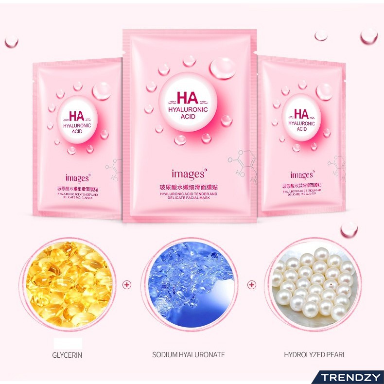 Mặt nạ giấy HA Images [Hàng Mới Về] - Dưỡng Trắng, Cấp Ẩm, Thải Độc | BigBuy360 - bigbuy360.vn
