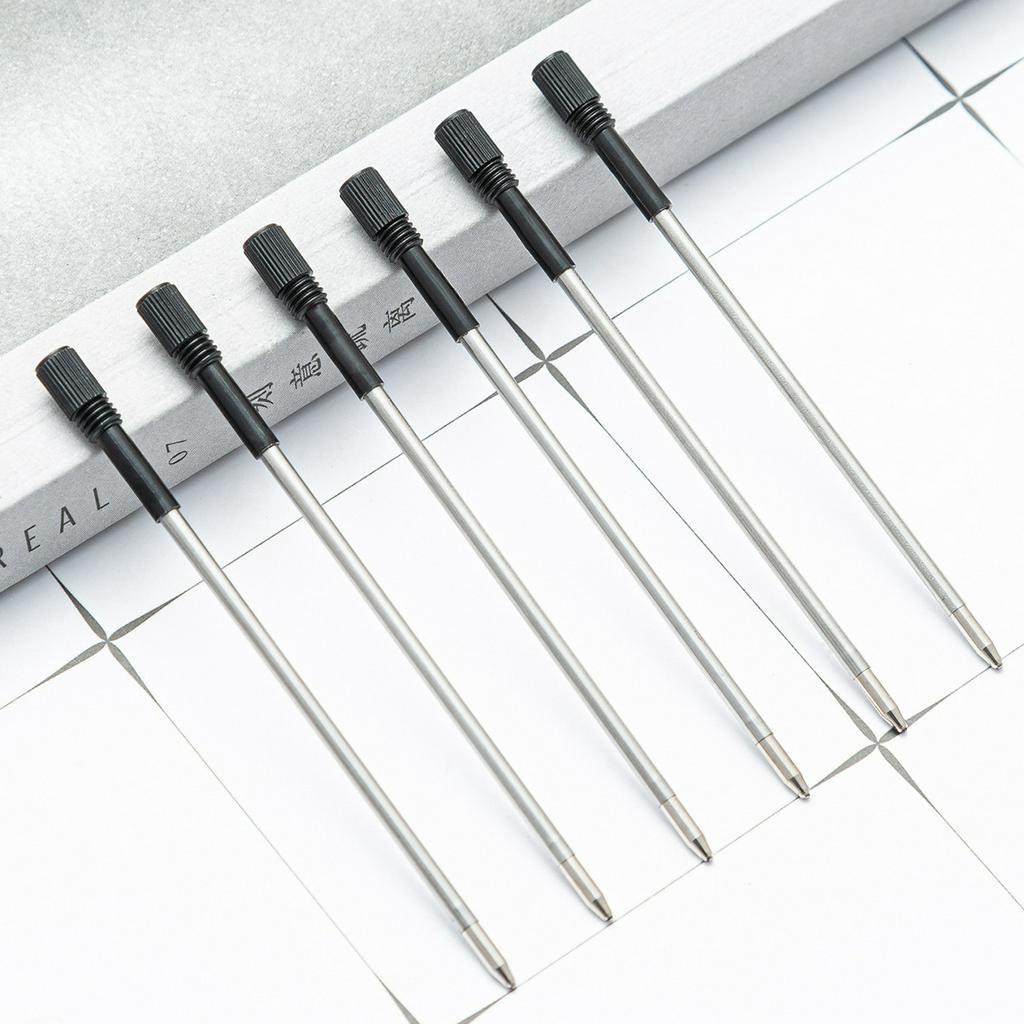 Bộ 5 ruột bút bi thay thế 8cm bằng kim loại cao cấp