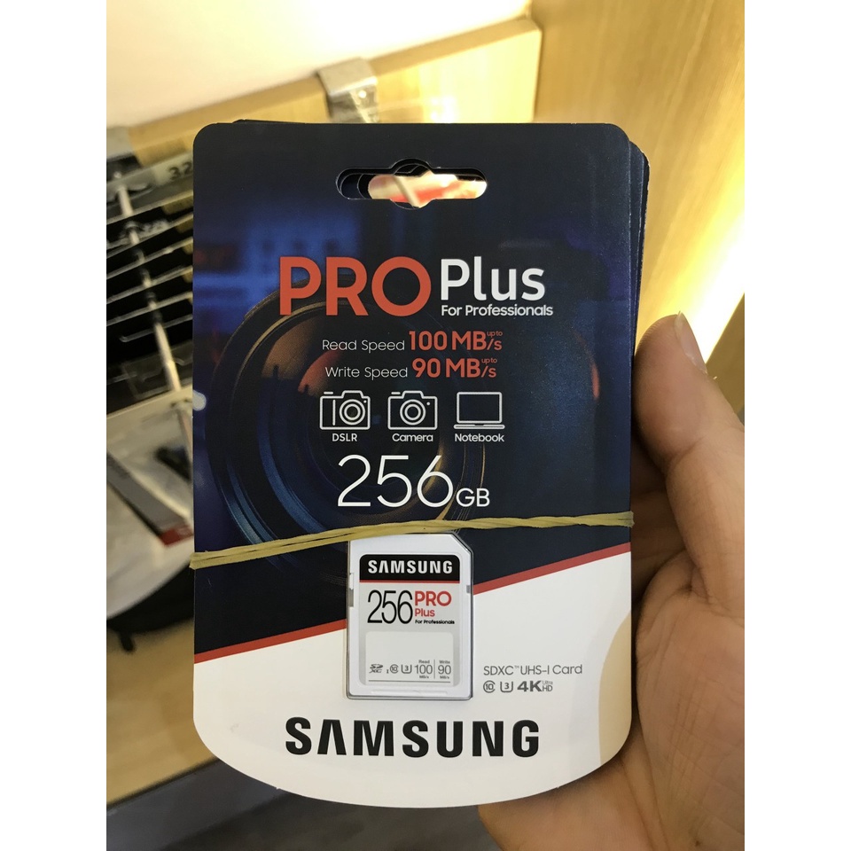 Thẻ Nhớ SDXC 32GB 64GB 128GB 256GB Samsung PRO Plus Class10 U3  - BH 5 Năm