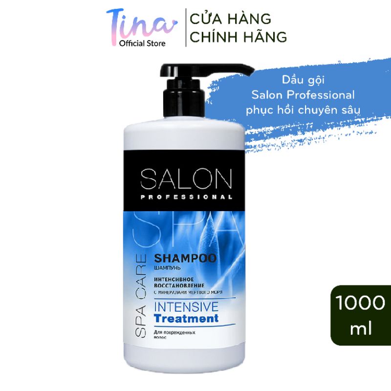 Dầu Gội SALON PROFESSIONAL Phục Hồi Chuyên Sâu 1000ml - TN089