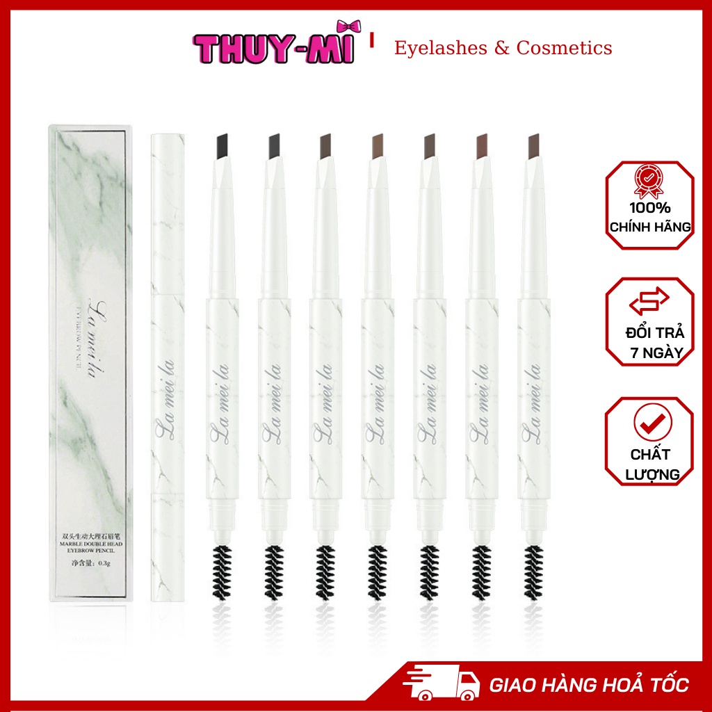 Chì kẻ chân mày LAMEILA eyebrow pencil kèm đầu chuốt