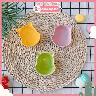 Bát ăn dặm kiểu nhật bằng gốm sứ hình gấu