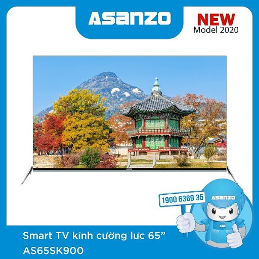 Smart TV ASANZO 65SK900 65 inch cường lực