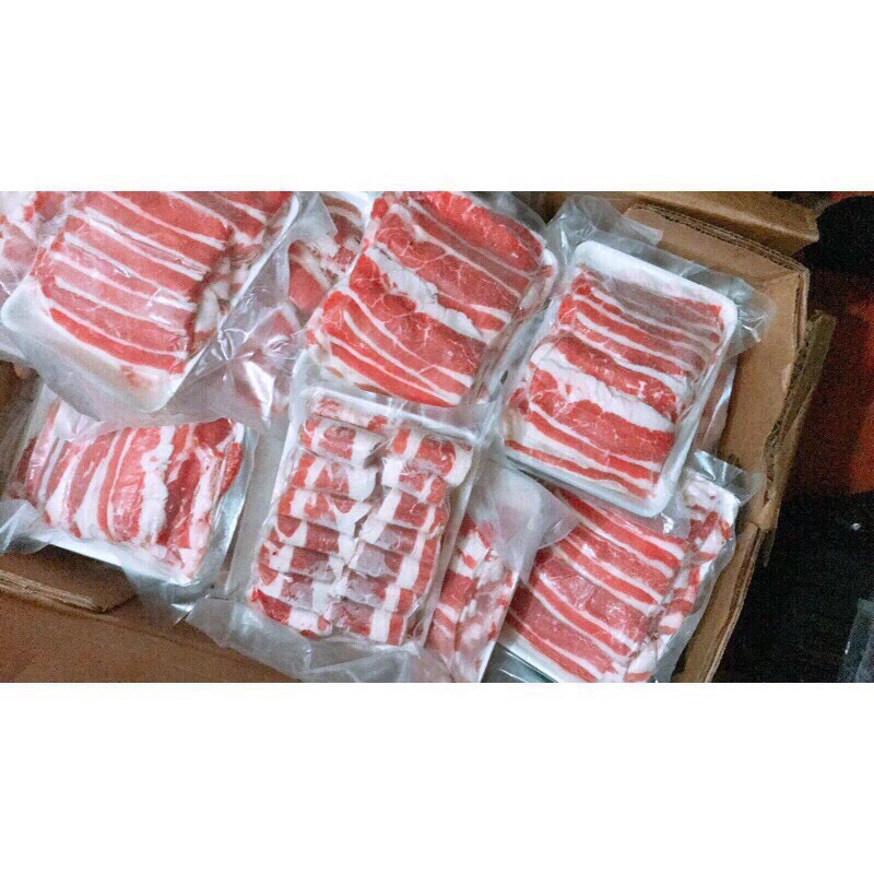 Ba chỉ bò 1kg ❤️GIÁ SỈ❤️ siêu nạc chuẩn ngon mềm thơm