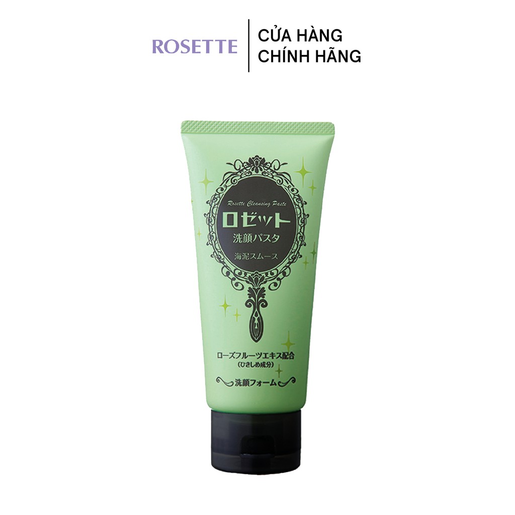 Sữa Rửa Mặt Thu Nhỏ Lỗ Chân Lông Rosette Face Wash Pasta Sea Clay Smooth 120g