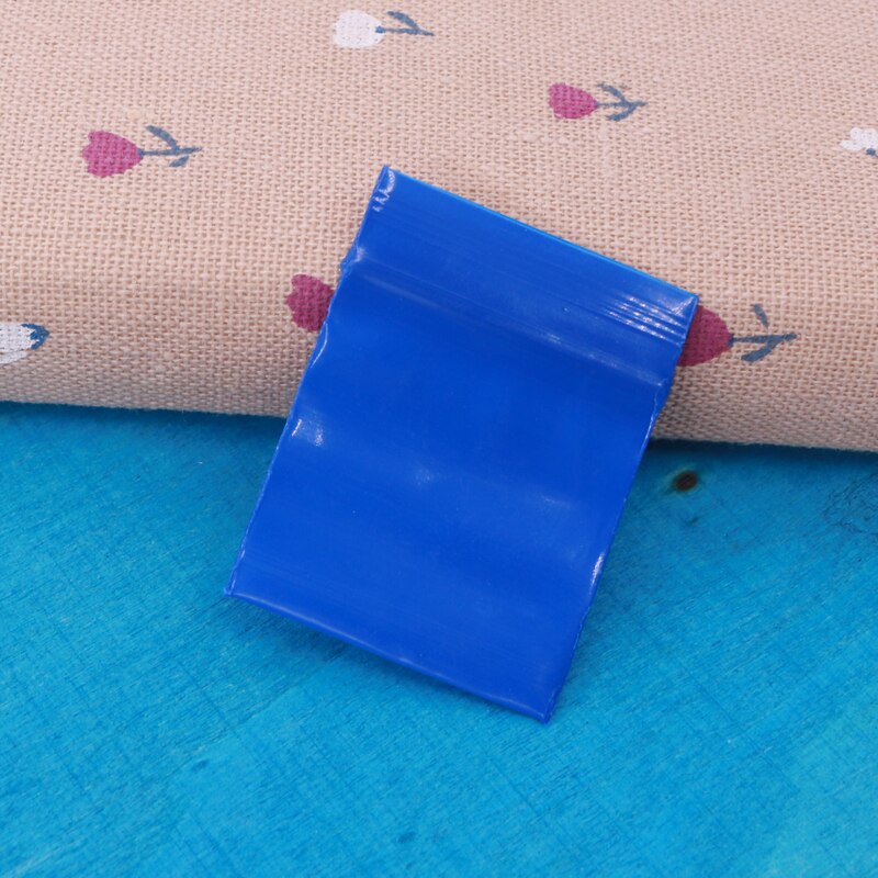 Gói 100c túi zip mini màu xanh dương chọn size