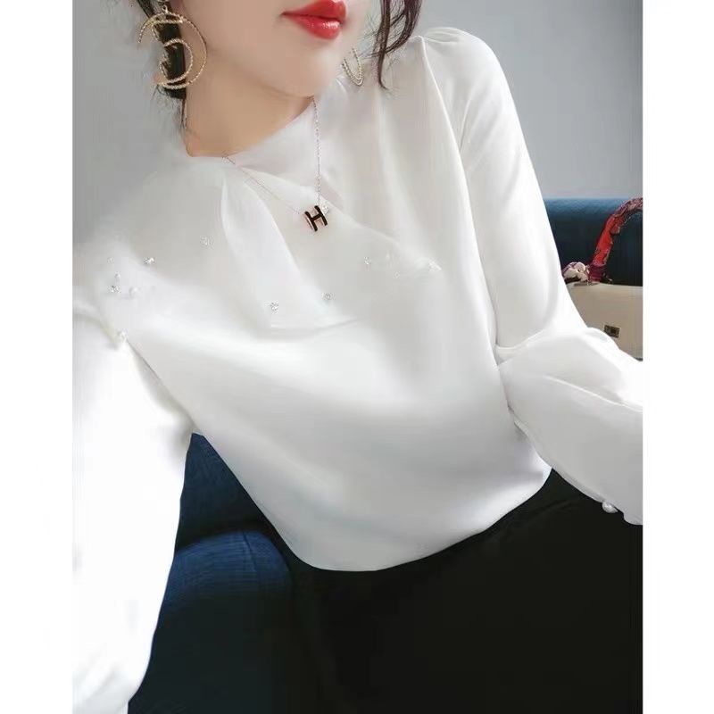 Áo Vải Voan Cổ Thắt Nơ Thời Trang Cho Bé GáiÁo Sơ Mi Chiffon Phong Cách Mùa Xuân Mới 2021