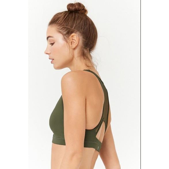 Áo sport bra tập gym F21 auth (Đen)