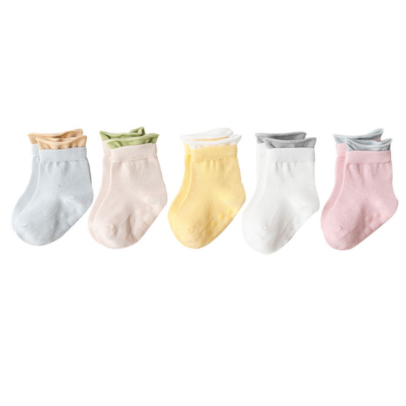 Vớ Cotton Quấn Mắt Cá Chân Chống Trượt Thời Trang Xuân Hè Cho Bé Sơ Sinh