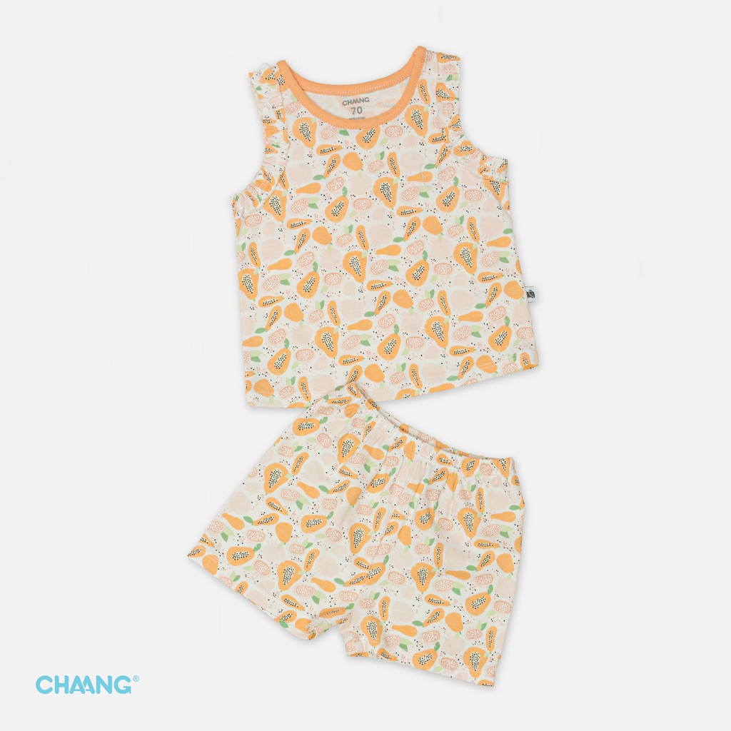 Bộ Ba Lỗ Bé Gái Đu Đủ CHAANG Babychumchum