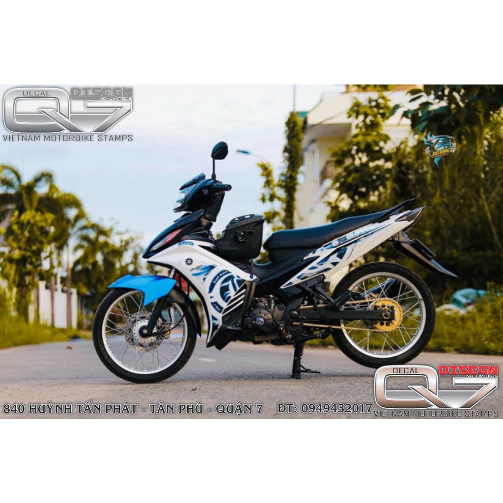 TEM RỜI EXCITER 2011 LC XANH TRẮNG