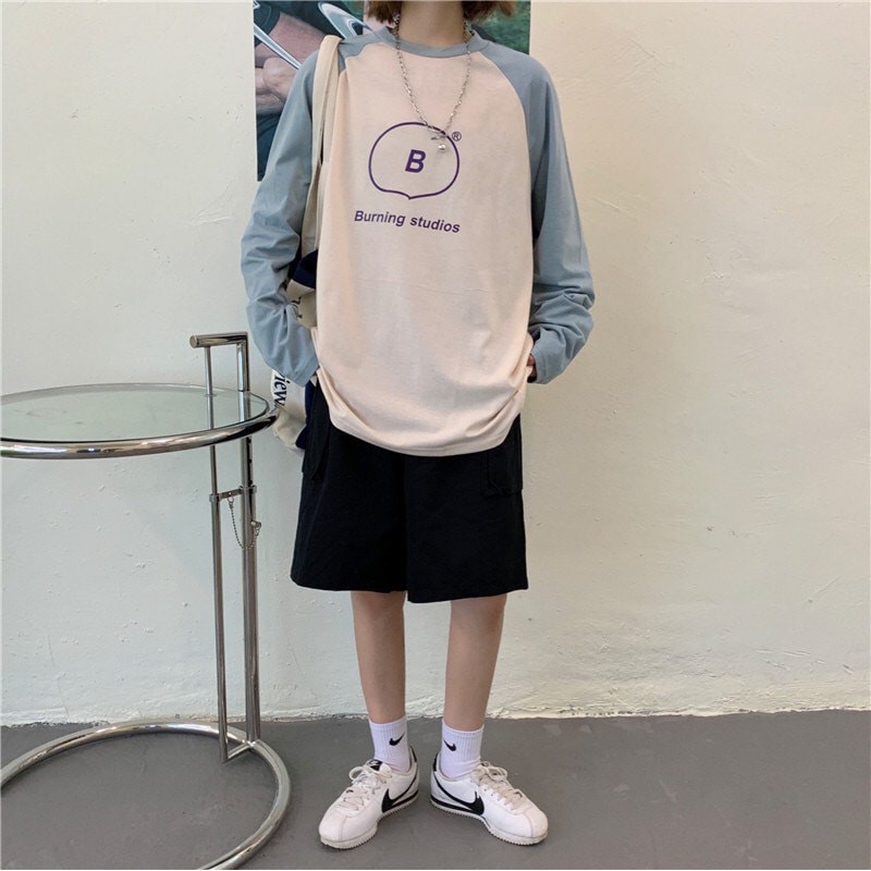 Áo Thun Tay Dài Unisex Form Rộng