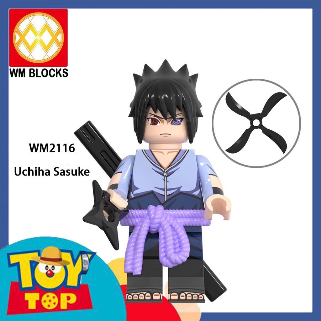 [Một con] Lắp ráp Minifigures nhân vật trong Naruto nhân vật Madara Kakashi Minato Rock Lee Zetsu hãng WM mã WM6109