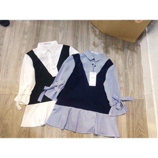 Áo peplum combo