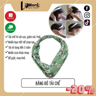 Băng Đô Cài Tóc Bằng Vải Tái Chế Limart (họa tiết ngẫu nhiên)