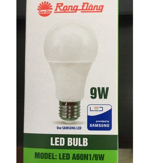 Đèn led bulb Rạng Đông LED A65N2 9W