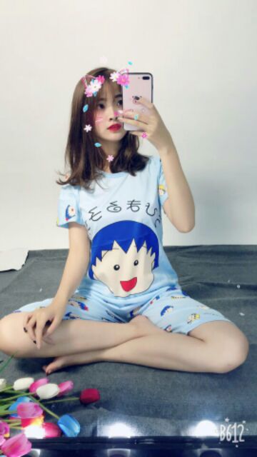 Bộ thun nữ nhiều hình dễ thương | BigBuy360 - bigbuy360.vn