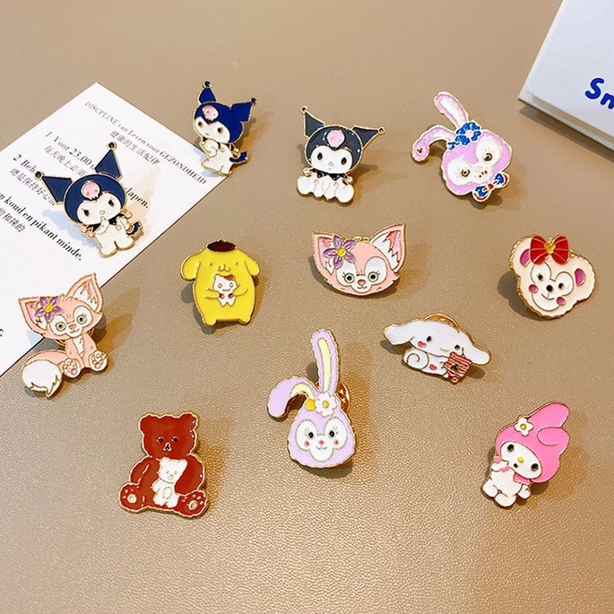 ENVIROSAX Mặt dây chuyền trang trí túi trâm hoạt hình dễ thương