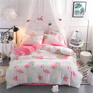 set chăn ga gối cotton đũi trần bông (chát chọn mẫu)