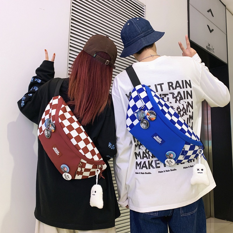 Túi đeo trước ngực/đeo hông IELGY phong cách thời trang Nhật Bản cá tính dành cho nữ