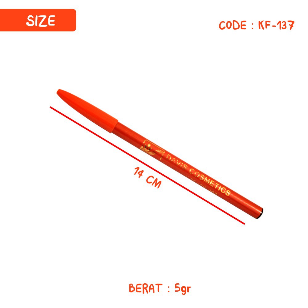 Davis (Hàng Mới Về) Chì Kẻ Lông Mày Trang Điểm Chuyên Nghiệp Kf-137 | BigBuy360 - bigbuy360.vn