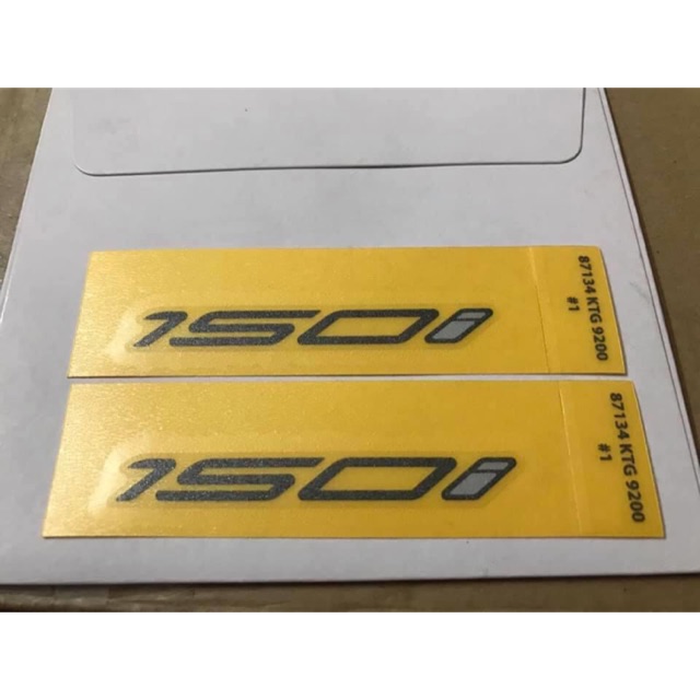 Cặp Tem zin dán Thông số 2 bên nẹp Sh ý 2009-2012