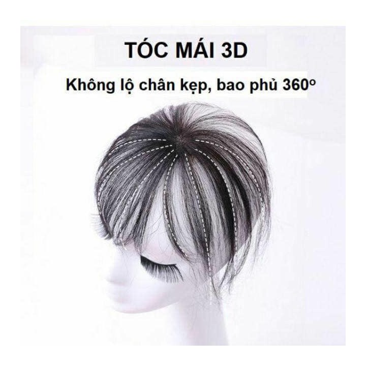 Tóc Mái 3D Siêu Hot,làm từ tóc thật tự nhiên-freeship toàn quốc