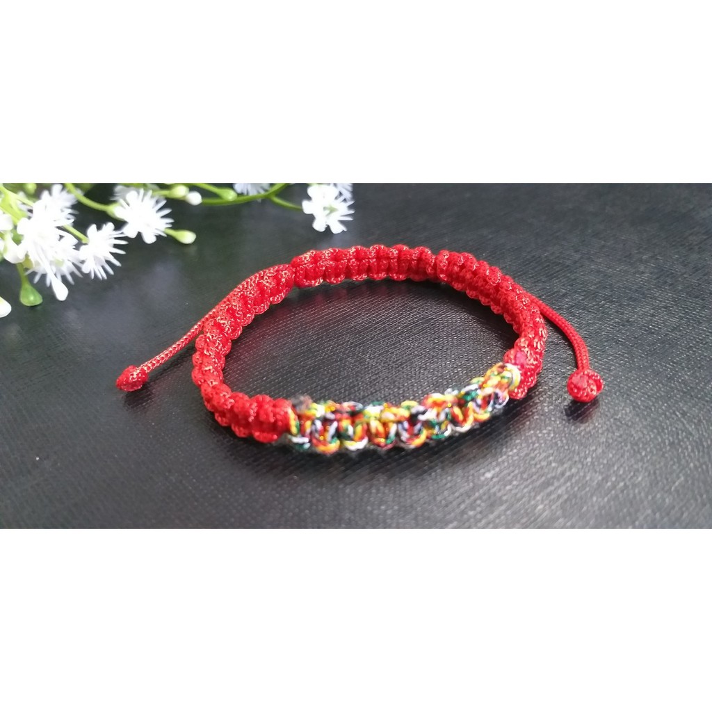 sale 5M Dây dù 2mm Làm Vòng Tay giá rẻ,đan vòng handmade,làm móc khóa,dây trang trí,chỉ đỏ