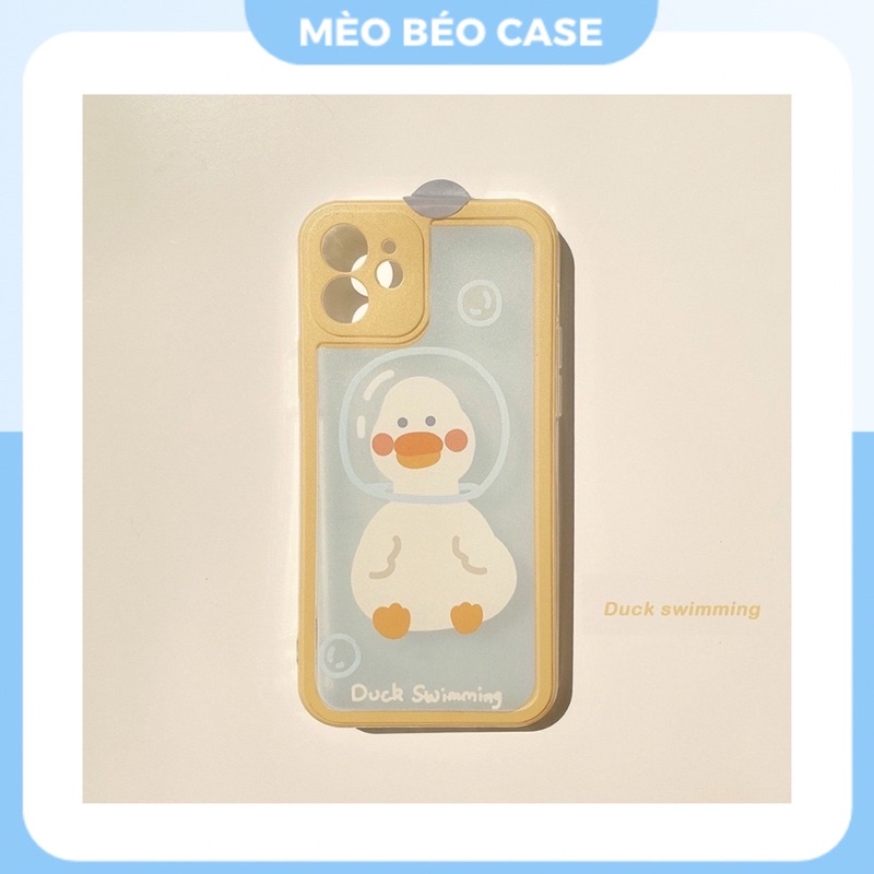 (SIÊU RẺ) Ốp iphone vịt duck swimming 6/6plus/6s/6splus/7/7plus/8/8plus/x/xr/xs/11/12/13/pro/max/plus/promax