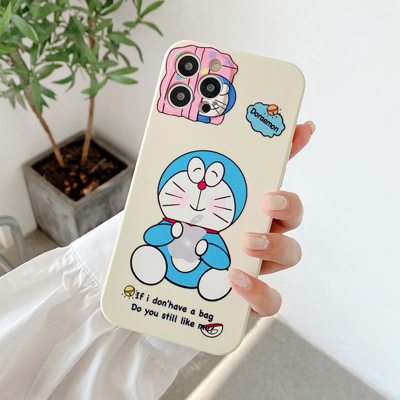 Ốp điện thoại silicon hình Snoopy Doraemon cho iPhone 12 Pro Max Mini iPhone SE2020 11Pro Max iX XR XS Max 7 8 Plus