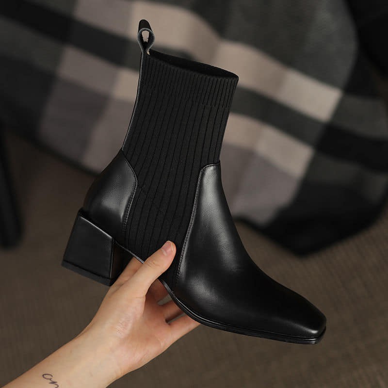 BOOT NỮ PHỐI LEN