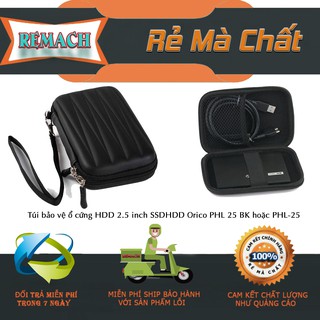 Túi bảo vệ ổ cứng HDD 2.5 inch SSD/HDD Orico PHL 25 BK hoặc PHL-25 -DC253