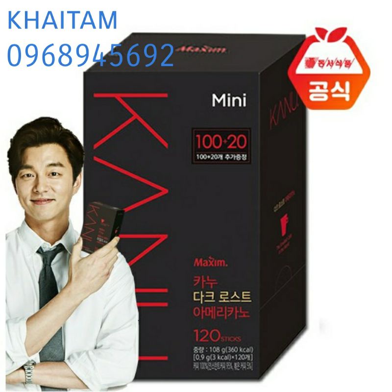 Cà phê MAXIM KANU Dark Americano