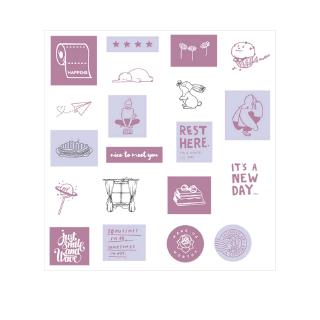 Set 60 Miếng Dán Trang Trí Dễ Thương! ( SLN )