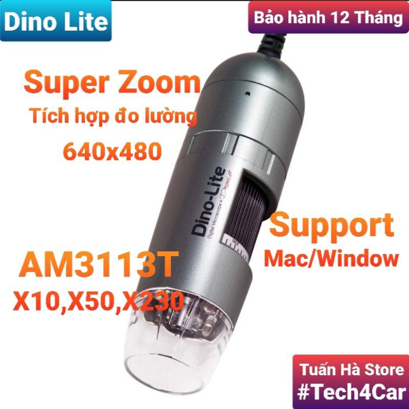 Kính hiển vi điện tử Dino Lite, AM3113T, AM3113, AM3103 hàng chính hãng [Tech4Car]