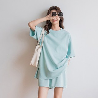 Set bộ quần áo nữ mùa hè, mặc ở nhà đi dạo đều đẹp TTN01