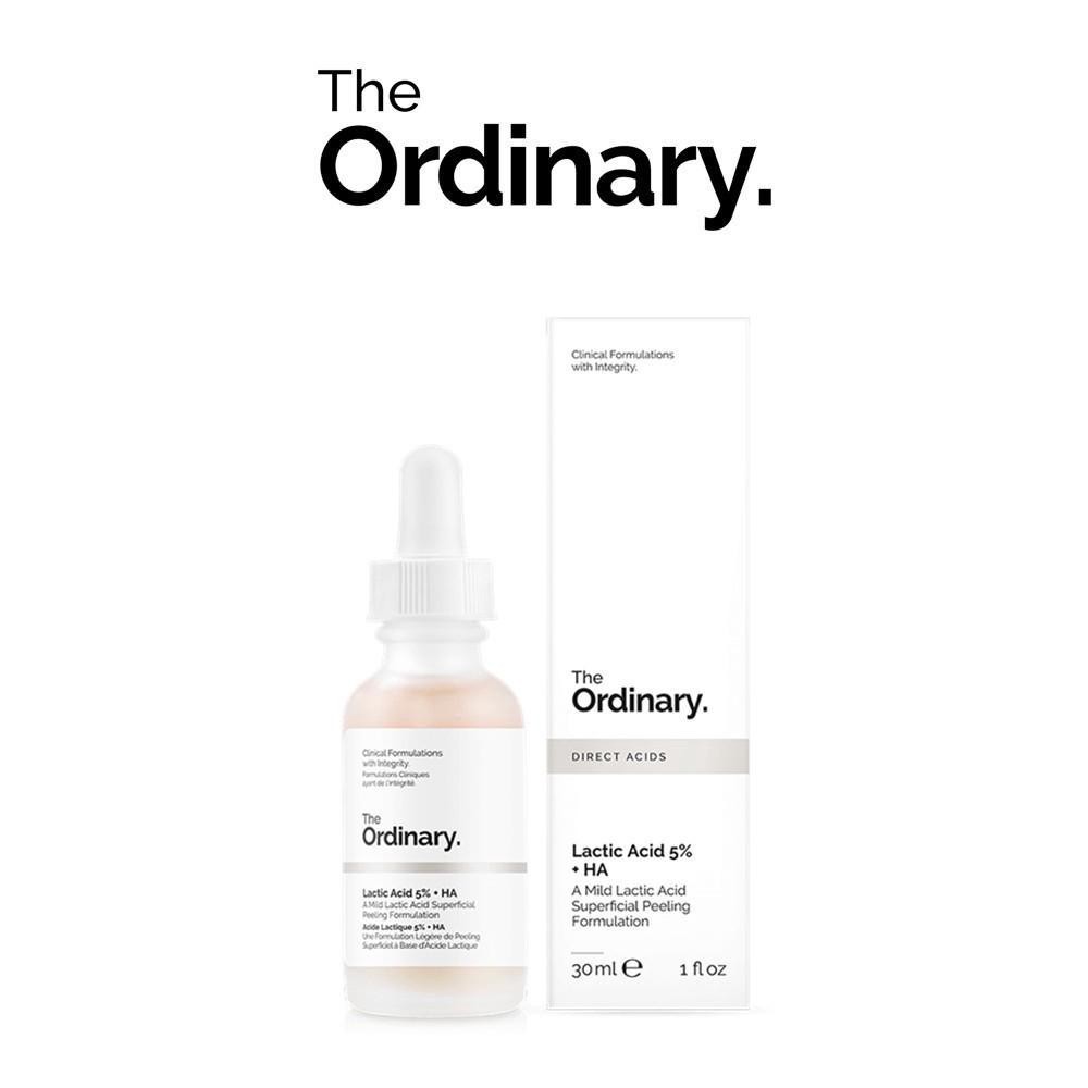 The Ordinary Lactic Acid 10% + HA - Serum Tẩy Da Chết, Giữ Ẩm, Xóa Bỏ Nhăn 30ml