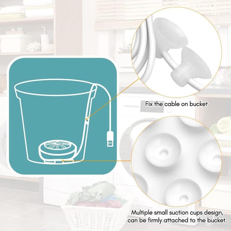 Tua Bin Giặt Mini Bằng Sóng Siêu Âm Tiện Dụng Cho Du Lịch