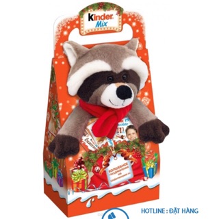 [Date 21/04/2018]- Set kẹo socola kinder & gấu bông của Nga