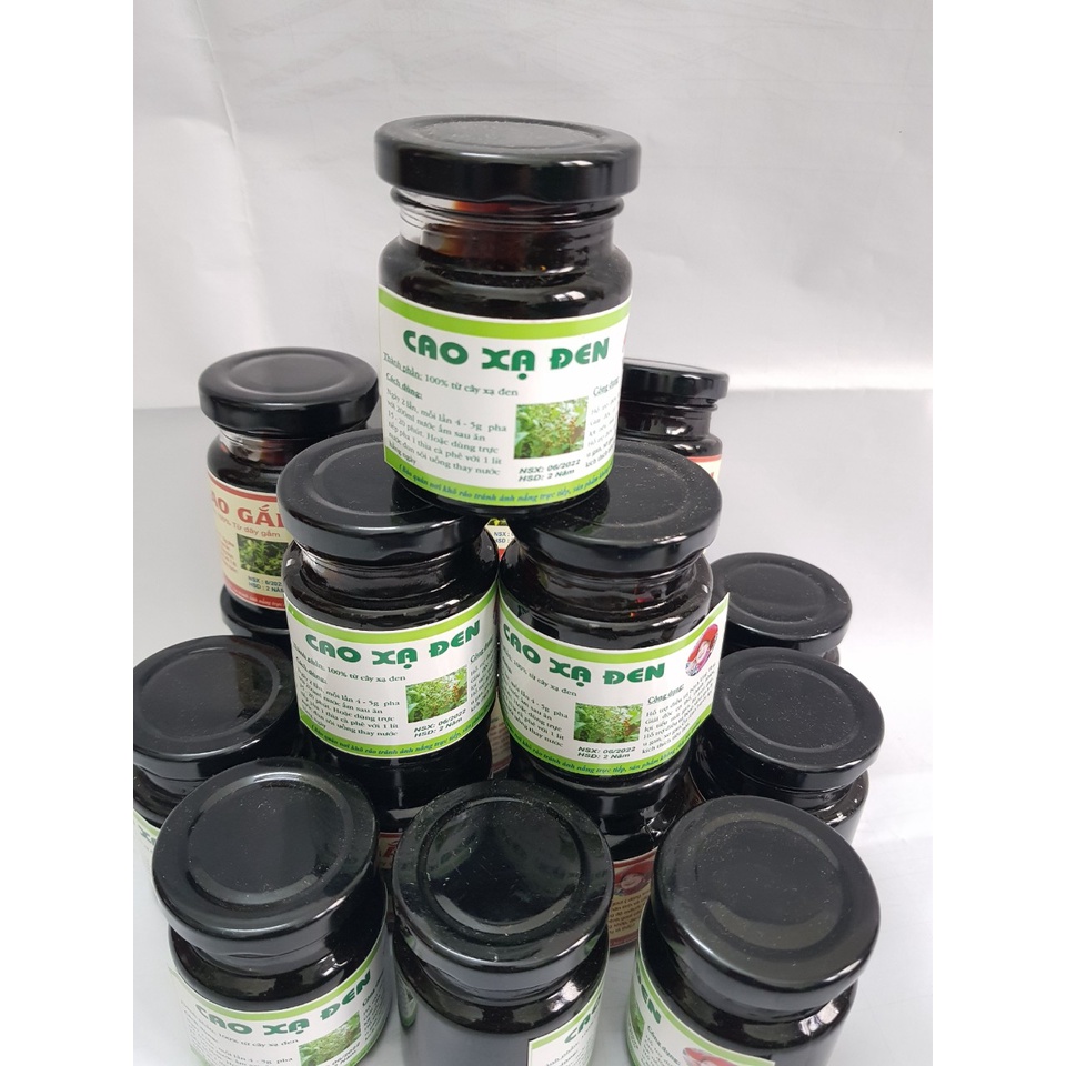 Cao xạ đen , cao lá xạ đen hòa bình, hạ men gan cao, gan nhiễm mỡ, mỡ máu, hàng mới thơm nức mũi