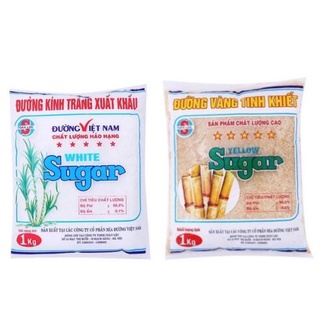 Đường mía tinh luyện gói Đường trắng / Đường vàng loại 1kg