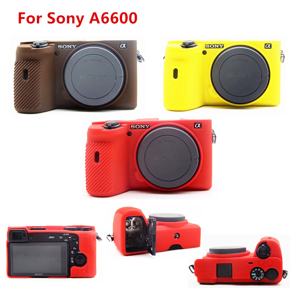 Vỏ Silicone Bảo Vệ Máy Ảnh Sony Alpha A6000 A6100 A6300 A6400 A6500 A6600 A5100 A5000