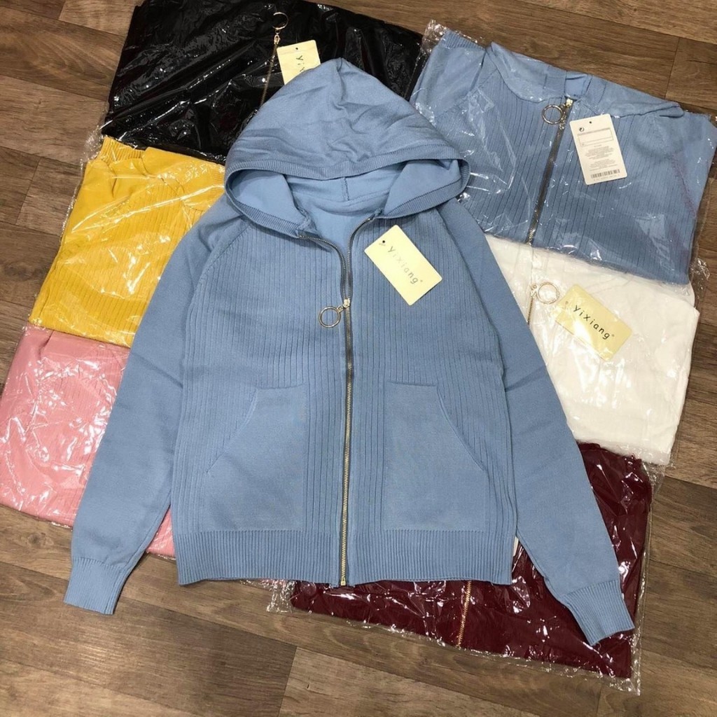 ÁO KHOÁC CHỐNG NẮNG NỮ, ÁO KHOÁC LEN QUẢNG CHÂU CÓ TÚI, DÂY KÉO CAO, SIZE DƯỚI 57ki NHIỀU MÀU- có ảnh thật | BigBuy360 - bigbuy360.vn