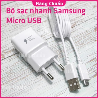 Bộ sạc nhanh Samsung Chính hãng - Củ sạc + cáp sạc micro usb zin bóc máy
