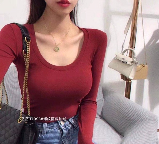 Áo tăm cổ U basic mới về